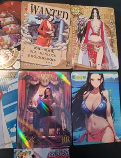 Boa Hancock One Piece CCG Anime Manga Card Lot Waifu Lot of 7 Cards - Image 3