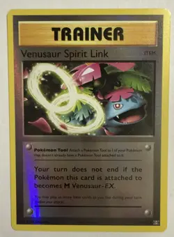 Pokemon TCG VENUSAUR SPIRIT LINK Trainer Card #89/108 Rev Holo XY Uncommon Rare - Image 1
