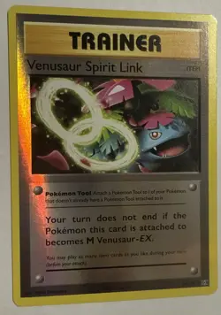 Pokemon TCG VENUSAUR SPIRIT LINK Trainer Card #89/108 Rev Holo XY Uncommon Rare - Image 3