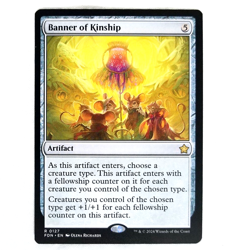 Banner of Kinship Colorless Artifact Rare Foundations M/NM MTG FDN TCG CCG - Image 1