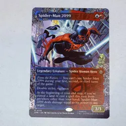 Spider-Man 2099 (0216) (Borderless) Marvel's Spider-Man MTG NM - Image 1