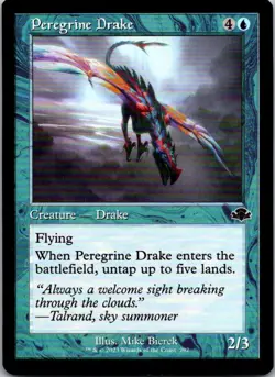 Magic the Gathering Retro Peregrine Drake Dominaria Remastered MTG - Image 1