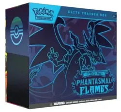 Pokemon Mega Evolution Phantasmal Flames Elite Trainer Box ETB Sealed PRE SALE - Image 1