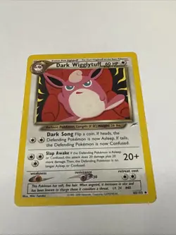 Dark Wigglytuff Neo Destiny Pokemon TCG 40/105 Uncommon MP - Image 1