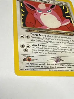 Dark Wigglytuff Neo Destiny Pokemon TCG 40/105 Uncommon MP - Image 5
