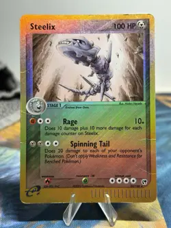 Steelix 23/100 Pokemon TCG 2003 EX Sandstorm Reverse Holo Foil Rare HP DMG - Image 1
