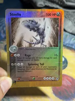 Steelix 23/100 Pokemon TCG 2003 EX Sandstorm Reverse Holo Foil Rare HP DMG - Image 3