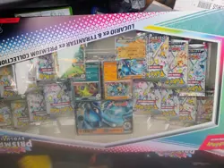 Pokemon TCG Prismatic Evolutions: Lucario Ex & Tyranitar Ex Premium Collection - Image 2