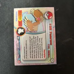 Pokemon Topps - Fearow #22 (Black Logo) - Image 2