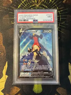 Pokemon Garchomp V TG23/TG30 Astral Radiance Trainer Gallery PSA 9 - Image 1