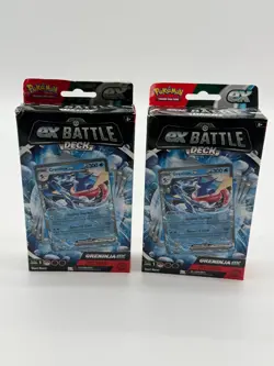 Lot of (2) Pokemon TCG Ex Greninja ex Battle Deck Box - Image 1