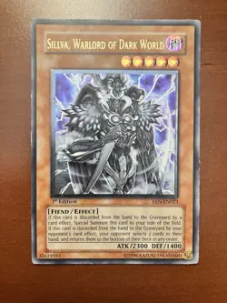Sillva, Warlord Of Dark World EEN-EN023 Ultimate Rare 1st Ed 2005 Yu-Gi-Oh LP - Image 2