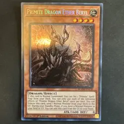 Primite Dragon Ether Beryl 1st Edition Secret Rare BLMM-EN130 Yu-Gi-Oh! - Image 1