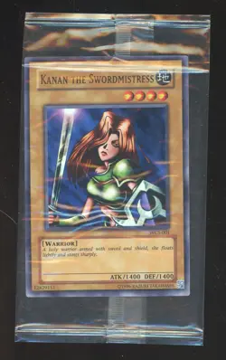 2003 YU-GI-OH! PROMO WCS-WORLD CHAMP SER #001 KANAN THE SWORDMISTRESS SEALED - Image 1