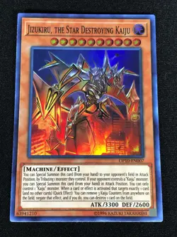 Yugioh Jizukiru The Star Destroying Kaiju OP10-EN007 Super (NM) - Image 1