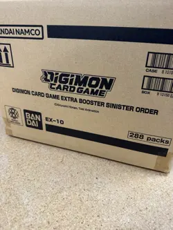 DIGIMON CARD GAME: Sinister Order Booster Case EX10 [12 BOXES] - Image 3