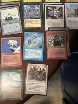 MTG Ice Age Lot - 150+ Cards - Mystic Remora, Orcish Lumberjack, - Played/NM - Image 5
