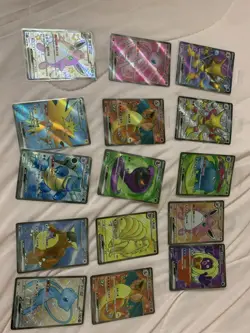 Pokemon Cards Sr &Ssr Charizard Ninetales Mew Alakazam Lot 15 S.Chinese J31 - Image 2