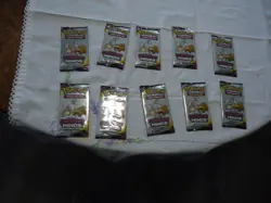 10 = SAMPLING PACK LOT Pokemon Sun & Moon Unified Minds 3 card packs 2019 Sealed - Image 1