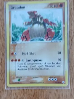 Pokemon Card Ex Hidden Legends #102 Groudon Holo Secret Rare 2004 Pack Fresh... - Image 2