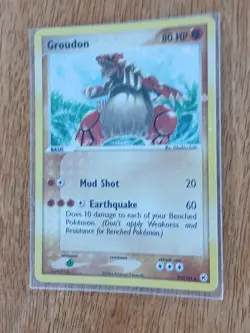Pokemon Card Ex Hidden Legends #102 Groudon Holo Secret Rare 2004 Pack Fresh... - Image 5