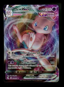 Mew VMAX 114/264 Fusion Strike 2021 Holo Rare Pokemon Card TCG - Image 1