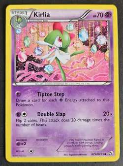 Kirlia RC9/RC25 Pokemon Legendary Treasures Radiant Collection Card LP - Image 1