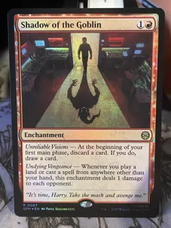 Shadow of the Goblin #87 Foil NM/M MTG Spiderman Magic Card Red Rare - Image 1