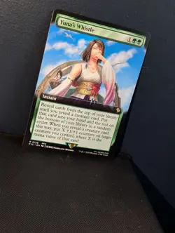 MTG Yuna's Whistle (Extended Art) Commander: Final Fantasy 126 FFX NM - Image 1