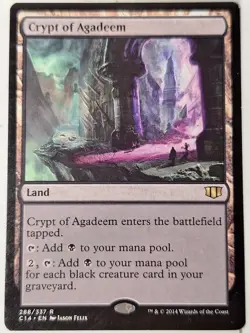 Crypt of Agadeem - Commander: 2014 - Magic the Gathering MTG Nice! - Image 1