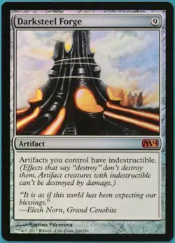 Darksteel Forge FOIL Magic 2014 / M14 NM Mythic Rare MTG - Image 1
