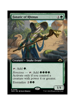 Magic the Gathering MTG MH3 Fanatic of Rhonas 458 Regular Near Mint - Image 1