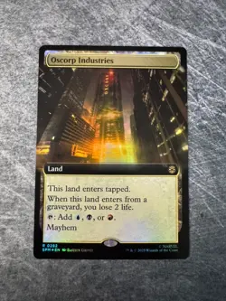 Oscorp Industries (Extended Art) Marvel's Spider-Man Foil NM - MTG - Image 1