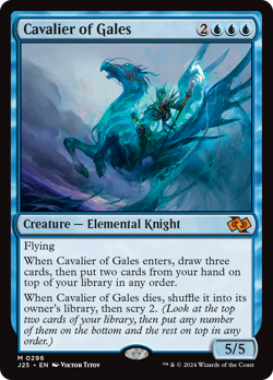 Cavalier of Gales #296 | Near Mint | Foundations Jumpstart Magic MTG - Image 1