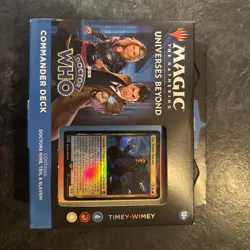 Magic The Gathering Universes Beyond - Doctor Who Timey-Wimey - Commander Deck - Image 1