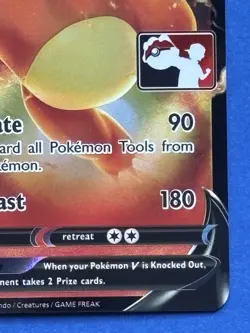 Charizard V 017/172 Holo Prize Pack Series 1 Stamped English Pokemon Card (LP) - Image 4