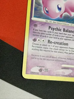 Mew 15/132 Holo Secret Wonders (2007) Pokemon TCG Card Diamond & Pearl Rare (LP) - Image 4