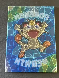 NON TCG Pokemon Elf Eif Origin Collection Acrylic Stained Glass Meowth W/ Film - Image 5