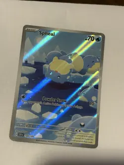 Pokemon TCG: Spheal 199/191 S&V Surging Sparks - Illustration Rare Holo - NM - Image 1