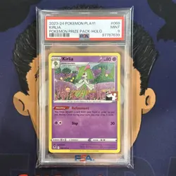 PSA 9 MINT 2023-2024 Pokemon Play! Prize Pack KIRLIA #068 Holo - Image 2