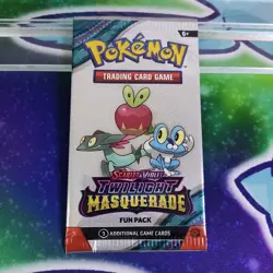 Pokemon Twilight Masquerade Fun Pack: 3 Cards New Sealed Scarlet & Violet: TWM - Image 1