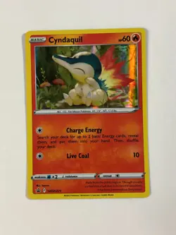 Pokemon TCG Promo SWSH221 Holographic Cyndaquil Near Mint - Image 1