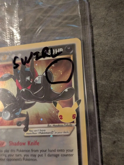 Greninja Gold Star SEALED ~Swirl~ Celebrations 144 Black Promo SWSH144 Pokemon - Image 2