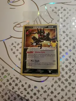 Greninja Gold Star Holo Promo SWSH144 Celebrations Black Star Pokemon - SEALED - Image 1