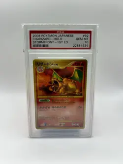 Pokemon Japanese Charizard Holo Stormfront 1ST EDITION #92 PSA 10 GEM MINT - Image 1