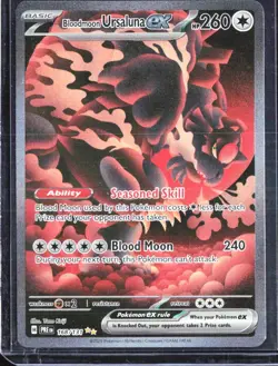 Pokemon Prismatic Evolutions #168/131 Bloodmoon Ursaluna ex - Image 1