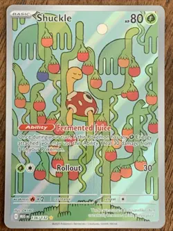 Shuckle 136/132 - Mega Evolution Pokemon Illustration Rare Holo NM - Image 2