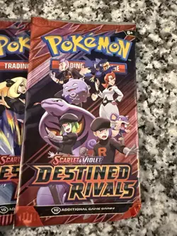 Pokemon Booster Pack Lot x45 Destined Rivals Mega Evolution Twilight Masquerade - Image 3