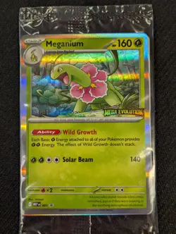 SEALED Pokemon TCG Mega Evolution Prerelease STAFF Promo (Set of 4) Pokemon - Image 1