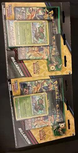 Lot of 2 Pokemon TCG New/Sealed Crown Zenith Pin Collection Rillaboom - Image 2